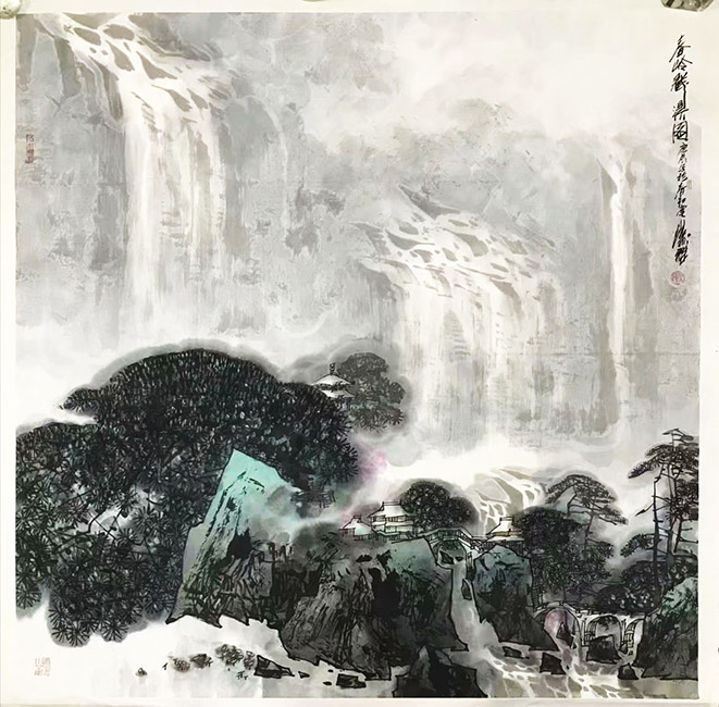 作者：叶维&nbsp;山水  &nbsp;￥：协商&nbsp;单击鼠标查看大图！