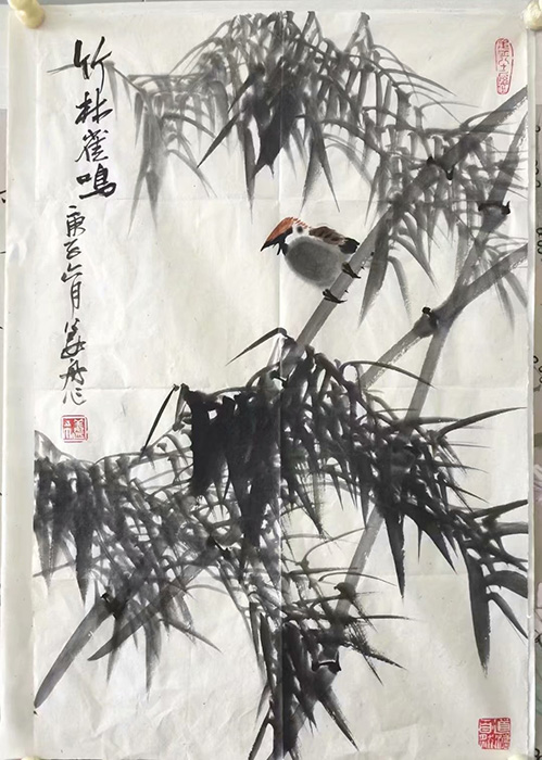 作者：姜舟&nbsp;花鸟&nbsp;￥：协商&nbsp;单击鼠标查看大图！