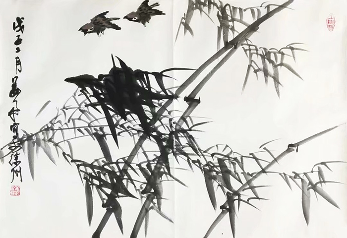 作者：姜舟&nbsp;花鸟&nbsp;￥：协商&nbsp;单击鼠标查看大图！