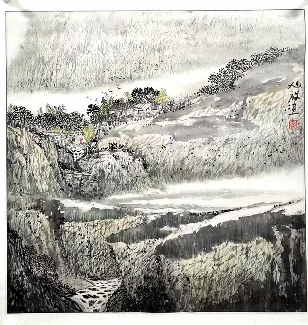 作者：骆旭放&nbsp;山水  &nbsp;￥：协商&nbsp;单击鼠标查看大图！