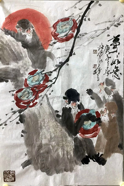 作者：徐培晨&nbsp;花鸟&nbsp;￥：协商&nbsp;单击鼠标查看大图！