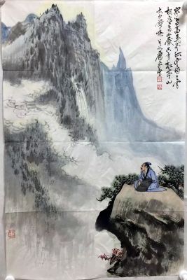 作者：萧平&nbsp;山水  独坐敬亭山&nbsp;￥：协商&nbsp;单击鼠标查看详细介绍！