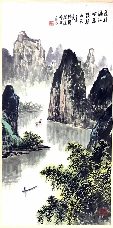 作者：顾荣元&nbsp;山水  &nbsp;￥：协商&nbsp;单击鼠标查看大图！