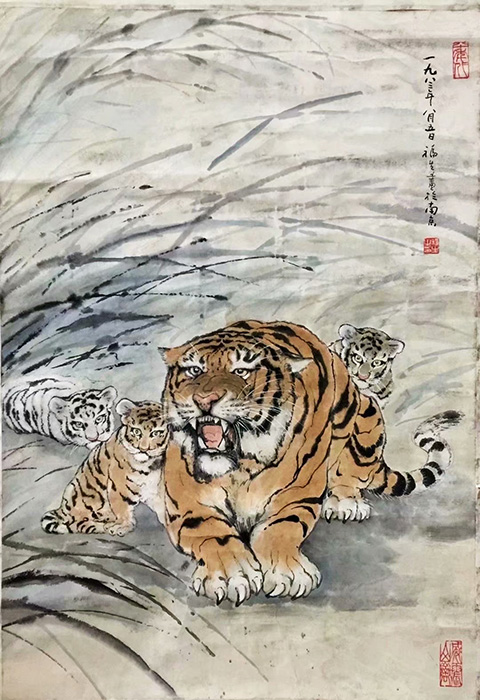 作者：郑福生&nbsp;花鸟&nbsp;￥：协商&nbsp;单击鼠标查看大图！