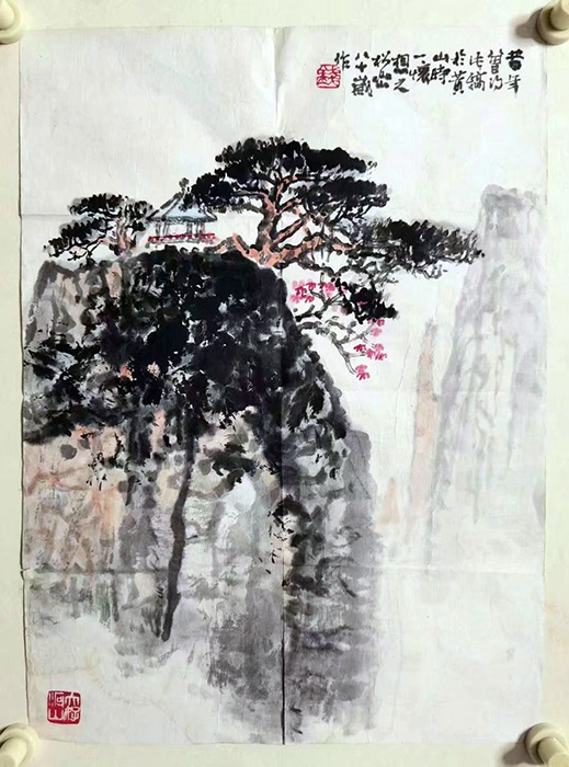 作者：钱松喦&nbsp;山水  &nbsp;￥：协商&nbsp;单击鼠标查看大图！