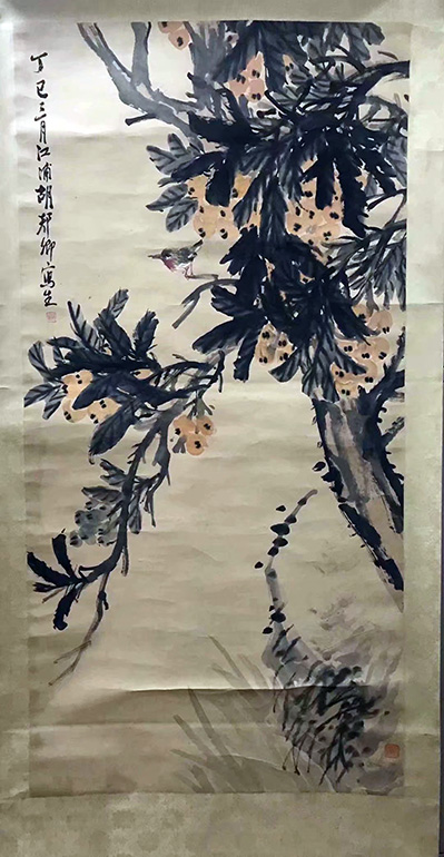 作者：胡郯卿 (近代)&nbsp;花鸟&nbsp;￥：协商&nbsp;单击鼠标查看大图！