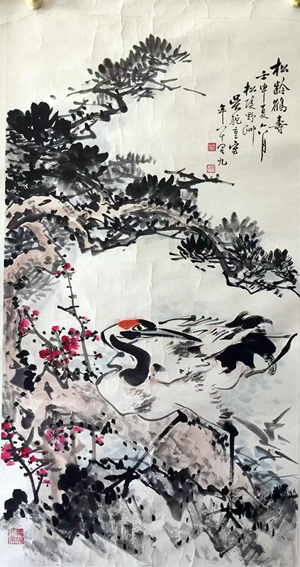 作者：吴野洲&nbsp;花鸟&nbsp;￥：协商&nbsp;单击鼠标查看大图！