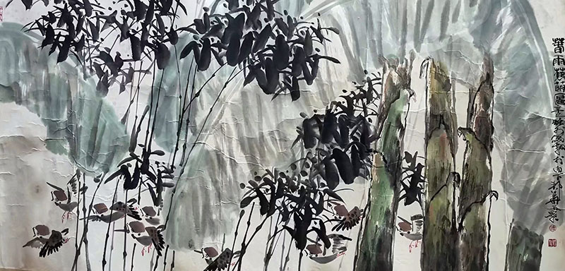 作者：傅邦华&nbsp;花鸟&nbsp;￥：协商&nbsp;单击鼠标查看大图！