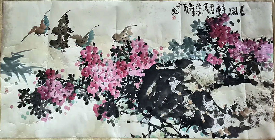 作者：陆大有&nbsp;花鸟&nbsp;￥：协商&nbsp;单击鼠标查看大图！