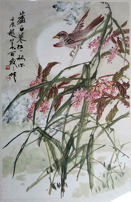 作者：赵松泉&nbsp;花鸟&nbsp;￥：协商&nbsp;单击鼠标查看大图！