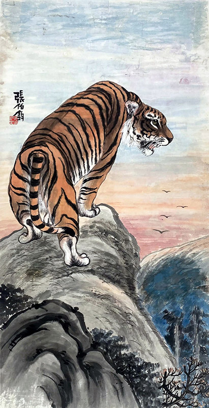 作者：张伯钧&nbsp;花鸟  &nbsp;￥：协商&nbsp;单击鼠标查看大图！