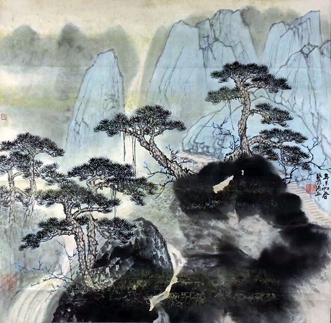 作者：张青涛&nbsp;山水  &nbsp;￥：协商&nbsp;单击鼠标查看大图！