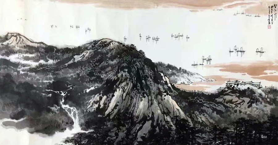 作者：章炳文&nbsp;山水  &nbsp;￥：协商&nbsp;单击鼠标查看大图！