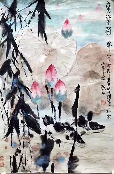 作者：陈其&nbsp;花鸟  &nbsp;￥：协商&nbsp;单击鼠标查看大图！