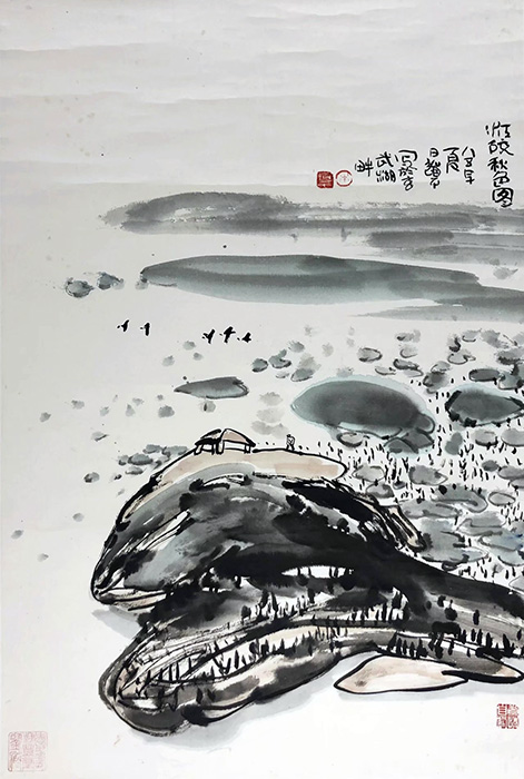 作者：朱道平&nbsp;山水  &nbsp;￥：协商&nbsp;单击鼠标查看大图！