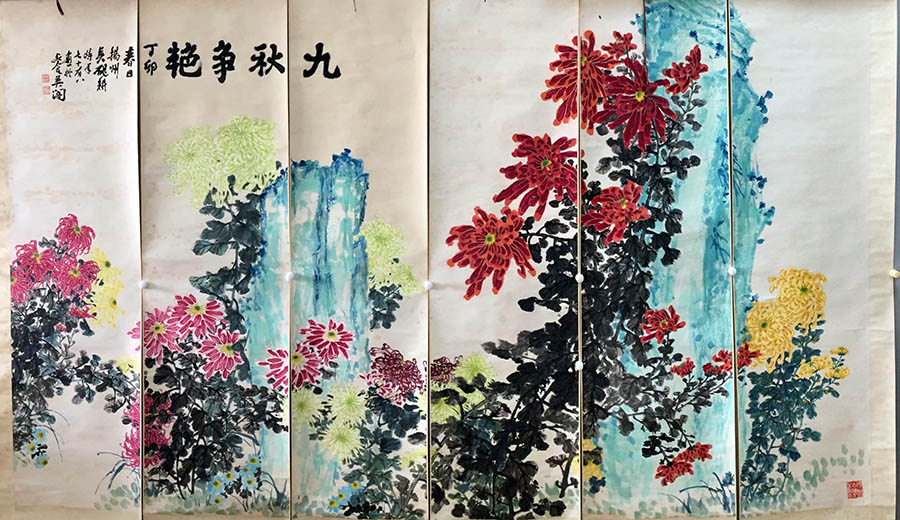 作者：吴砚耕&nbsp;花鸟  &nbsp;￥：协商&nbsp;单击鼠标查看大图！