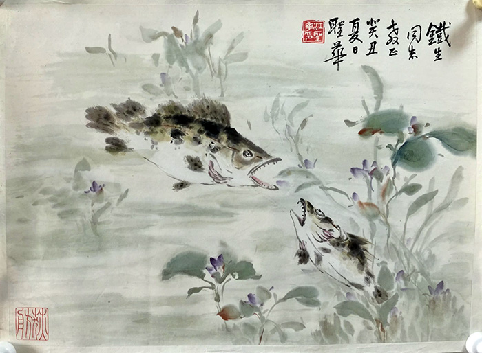 作者：江圣华&nbsp;花鸟&nbsp;￥：协商&nbsp;单击鼠标查看大图！