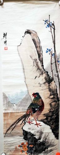 作者：胡郯卿 (近代)&nbsp;花鸟&nbsp;￥：协商&nbsp;单击鼠标查看详细介绍！