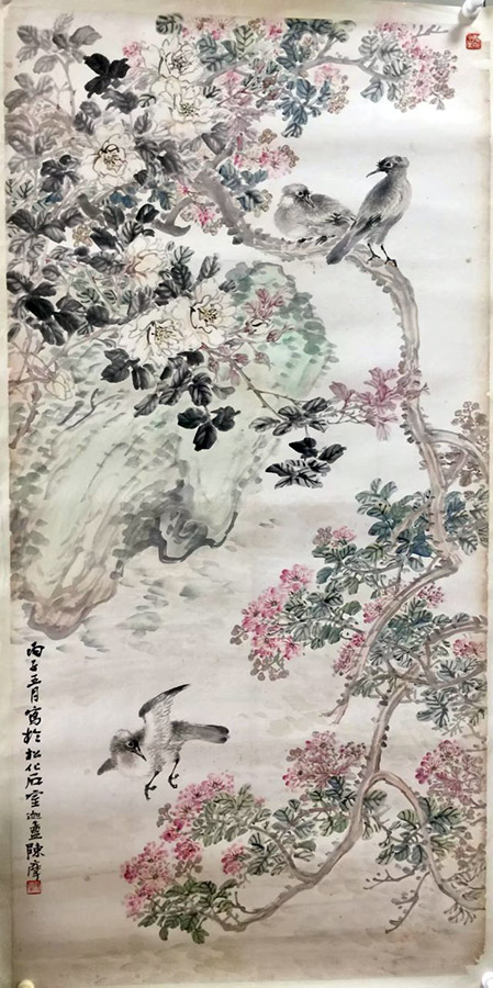 作者：陈摩&nbsp;花鸟  &nbsp;￥：协商&nbsp;单击鼠标查看大图！