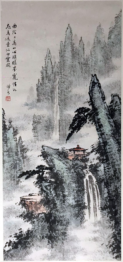 作者：俞秋水&nbsp;山水  &nbsp;￥：协商&nbsp;单击鼠标查看大图！