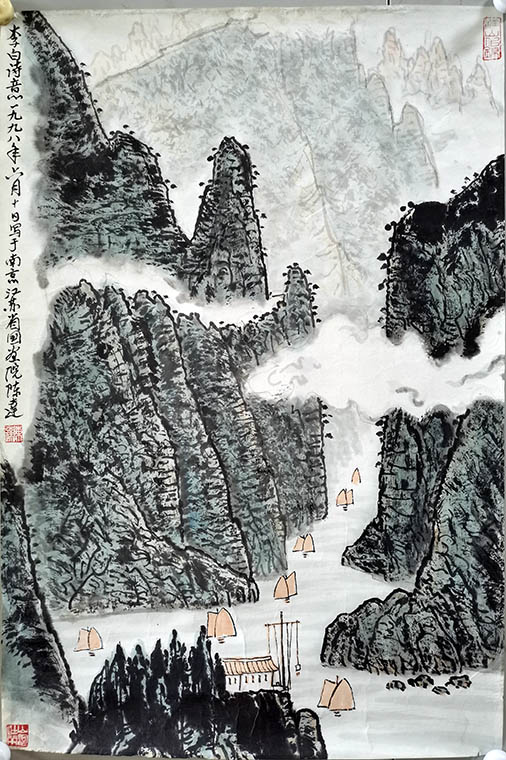 作者：陈达&nbsp;山水  &nbsp;￥：协商&nbsp;单击鼠标查看大图！