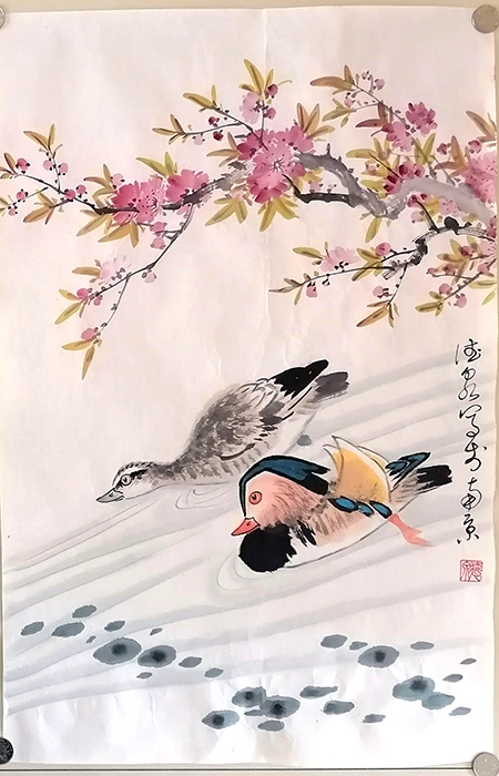 作者：张德泉&nbsp;花鸟&nbsp;￥：协商&nbsp;单击鼠标查看大图！