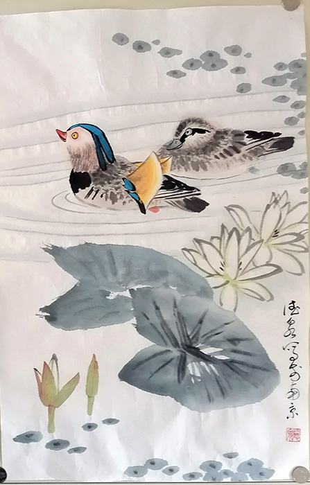 作者：张德泉&nbsp;花鸟&nbsp;￥：协商&nbsp;单击鼠标查看大图！