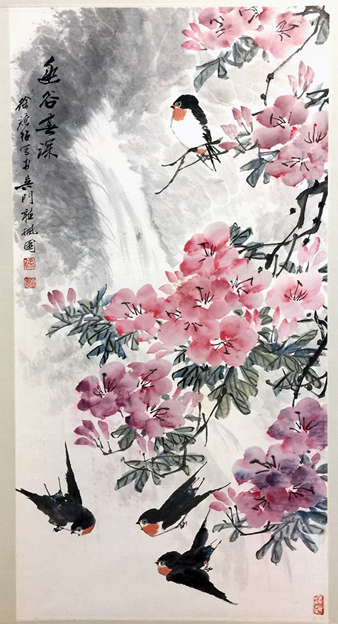 作者：徐源绍&nbsp;花鸟&nbsp;￥：协商&nbsp;单击鼠标查看大图！