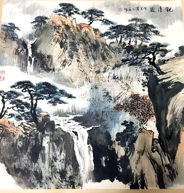 作者：傅二石&nbsp;山水  &nbsp;￥：协商&nbsp;单击鼠标查看大图！