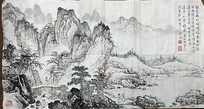 作者：吴石渔&nbsp;山水  &nbsp;￥：协商&nbsp;单击鼠标查看大图！