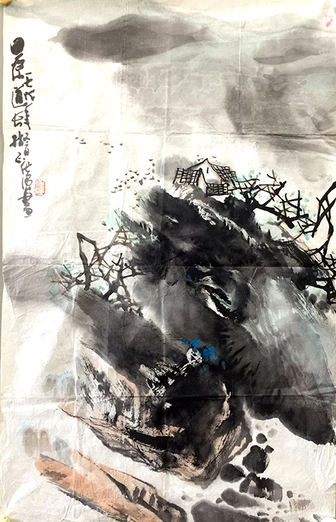 作者：鞠伏强&nbsp;山水  &nbsp;￥：协商&nbsp;单击鼠标查看大图！