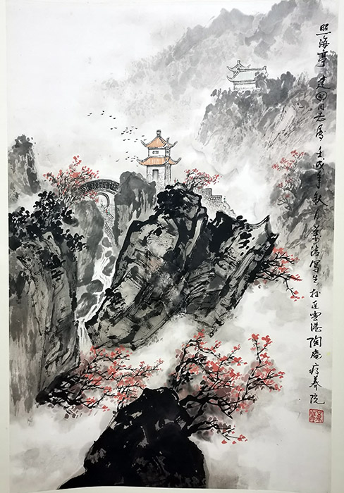 作者：魏万清&nbsp;山水  &nbsp;￥：协商&nbsp;单击鼠标查看大图！