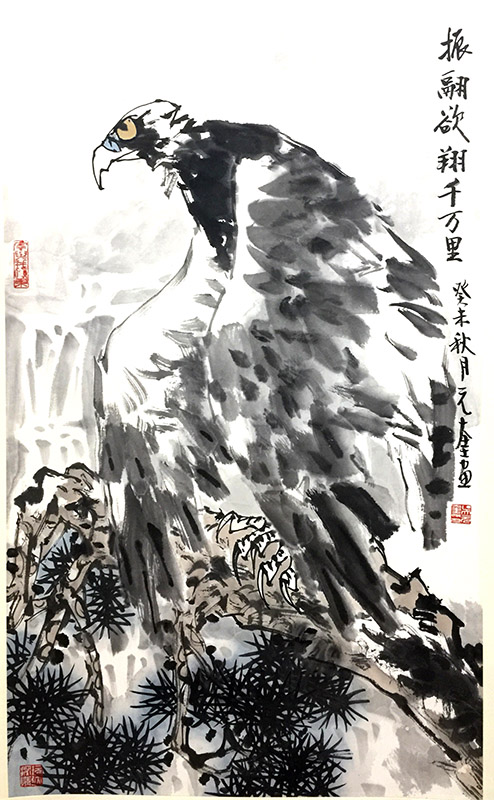 作者：吴元奎&nbsp;花鸟 &nbsp;￥：协商&nbsp;单击鼠标查看大图！