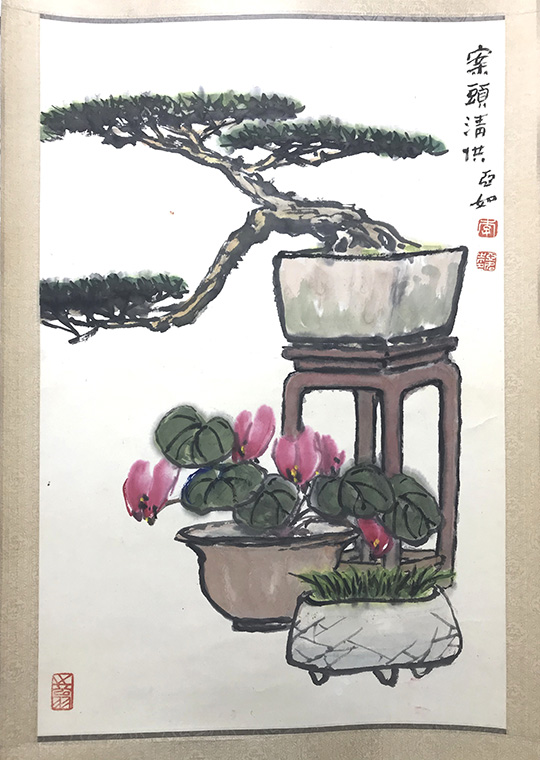 作者：李亚如&nbsp;花鸟&nbsp;￥：协商&nbsp;单击鼠标查看大图！