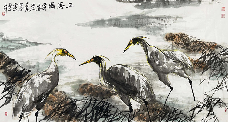 作者：姜舟&nbsp;花鸟&nbsp;￥：协商&nbsp;单击鼠标查看大图！