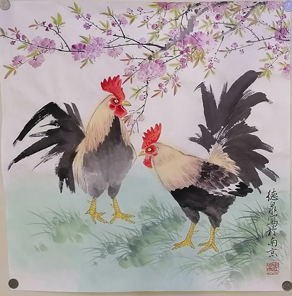 作者：张德泉&nbsp;花鸟&nbsp;￥：协商&nbsp;单击鼠标查看大图！