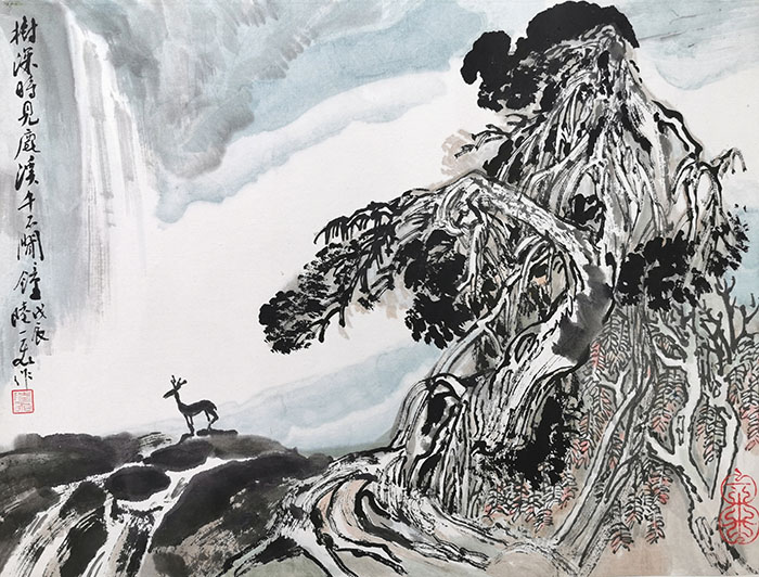 作者：陆一飞&nbsp;山水&nbsp;￥：协商&nbsp;单击鼠标查看大图！