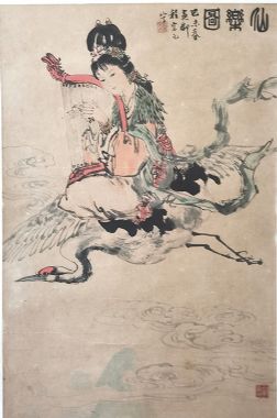 作者：程宗元&nbsp;人物《仙乐图》&nbsp;￥：协商&nbsp;单击鼠标查看详细介绍！