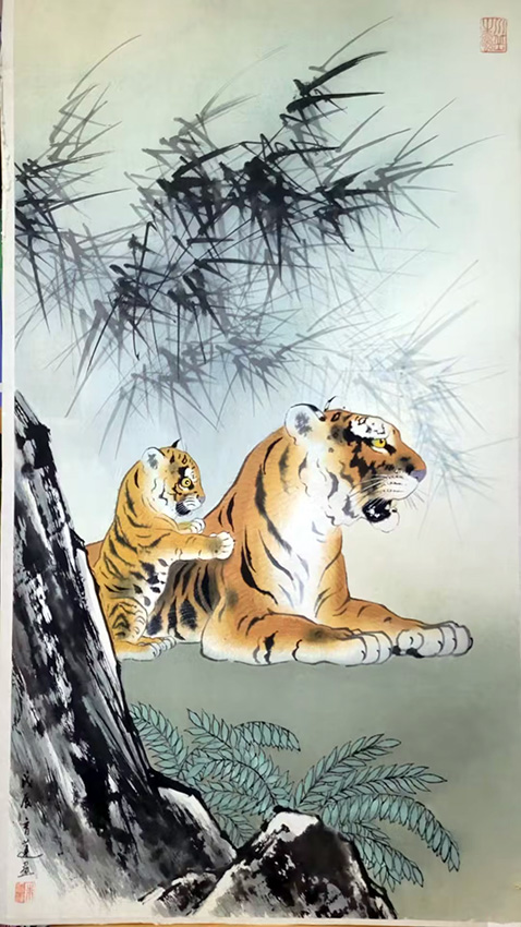 作者：朱育莲&nbsp;花鸟  &nbsp;￥：协商&nbsp;单击鼠标查看大图！