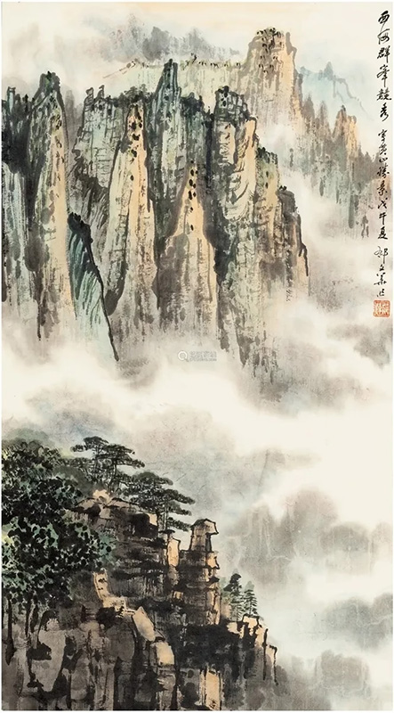 作者：郁文华&nbsp;山水&nbsp;￥：协商&nbsp;单击鼠标查看大图！