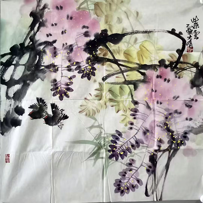 作者：陆大有&nbsp;花鸟 &nbsp;￥：协商&nbsp;单击鼠标查看大图！