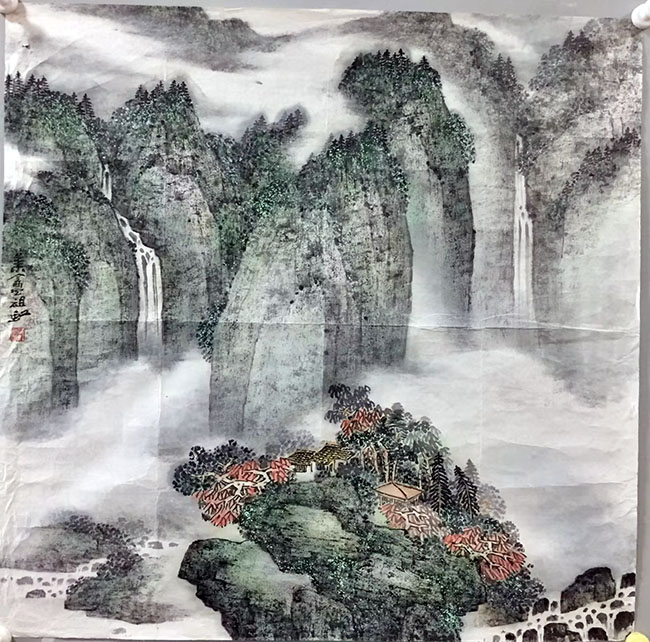 作者：尚祖虹&nbsp;山水&nbsp;￥：协商&nbsp;单击鼠标查看大图！