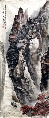 作者：朱墨林&nbsp;山水&nbsp;￥：协商&nbsp;单击鼠标查看详细介绍！