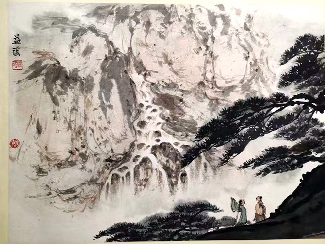 作者：傅益瑶&nbsp;山水&nbsp;￥：协商&nbsp;单击鼠标查看大图！