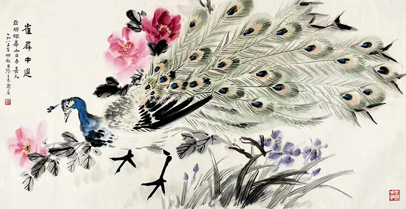 作者：张正吟&nbsp;孔雀&nbsp;￥：协商&nbsp;单击鼠标查看大图！