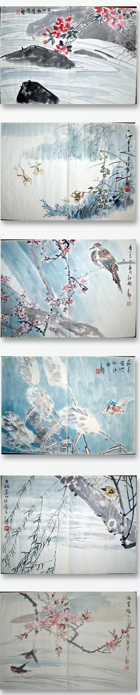 作者：张继馨&nbsp;花鸟&nbsp;￥：协商&nbsp;单击鼠标查看大图！