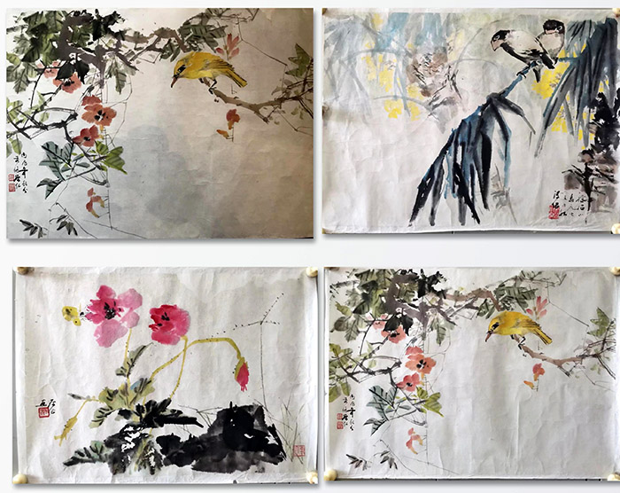 作者：徐源绍&nbsp;花鸟 &nbsp;￥：协商&nbsp;单击鼠标查看大图！