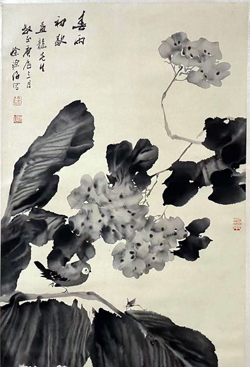 作者：徐源绍&nbsp;花鸟&nbsp;￥：协商&nbsp;单击鼠标查看大图！