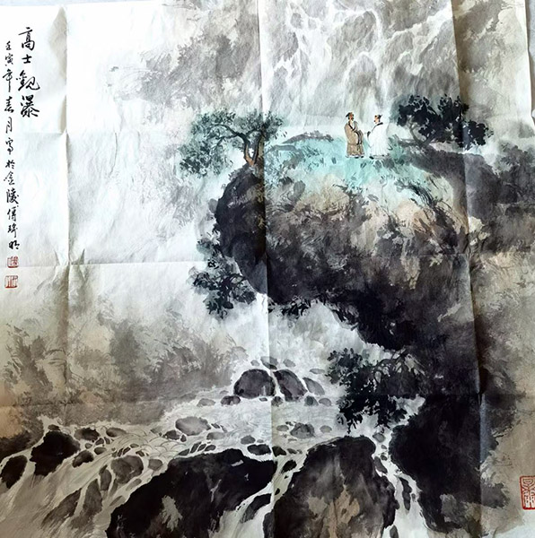 作者：傅瑜明&nbsp;山水&nbsp;￥：协商&nbsp;单击鼠标查看大图！