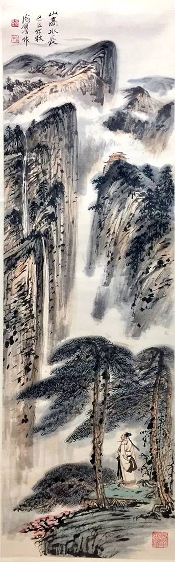 作者：谢伯子&nbsp;山水&nbsp;￥：协商&nbsp;单击鼠标查看大图！